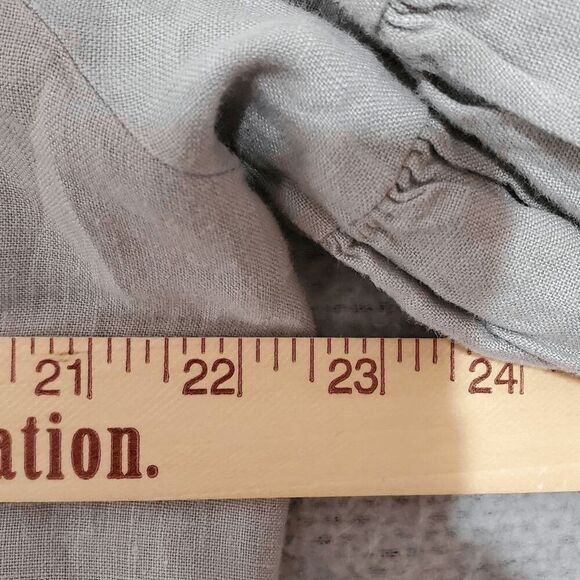 BRYN WALKER Women's Bell Flare Sleeve Lagenlook Pullover Top Tunic Medium - Picture 7 of 8